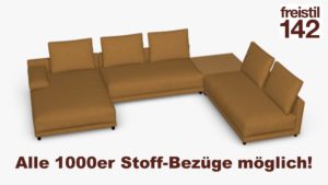 freistil 142 Sofa-Kombination 1 Alle 1000er Stoff-Bezüge möglich!
