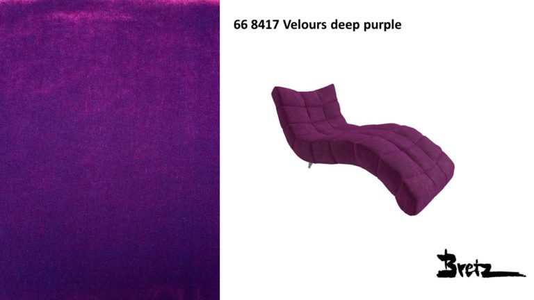 Bretz CLOUD7 Chaise Longue H154 im Bezug #668417 Velvet deep purple