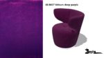 Bretz CROISSANT Drehsessel im Bezug 66 8417 Velours deep purple