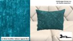 Bretz Kissen D106R im Bezug #659632 Hochflor Velours lagoon blue