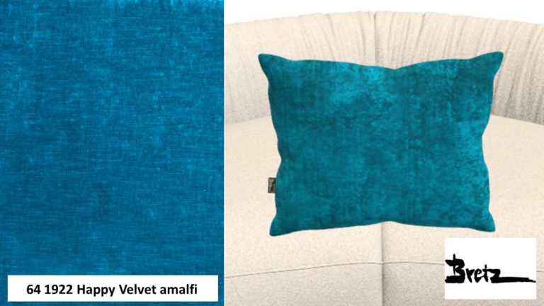 Bretz Kissen D160V im Bezug #641922 Happy Velvet amalfi