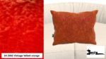Bretz Kissen D160V im Bezug #642960 Vintage Velvet orange