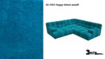 Bretz OCEAN 7 Ecksofa Uli-S-Ure158 im Bezug #641922 Happy Velvet amalfi