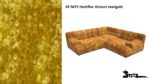 Bretz OCEAN 7 Ecksofa Uli-S-Ure158 im Bezug #659675 Hochflor Velours marigold