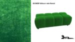 Bretz OCEAN 7 Hocker C158D im Bezug #668430 Velours rain forest