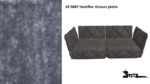 Bretz TERATAI Sofa F106 im Bezug #659687 Hochflor Velours platin