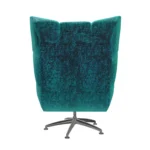 Bretz CLOUD 7 Sessel Hangout B122 aus der Rückansicht im Bezug 650322 blue moss