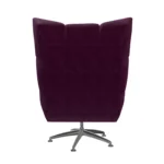 Bretz CLOUD 7 Sessel Hangout B122 aus der Rückansicht im Bezug 668417 deep purple