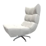 Bretz CLOUD 7 Sessel Hangout B122 aus der seitlichen Perspektive im Bezug 619440 vanilla