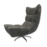 Bretz CLOUD 7 Sessel Hangout B122 aus der seitlichen Perspektive im Bezug 6419885 cashmere