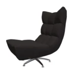 Bretz CLOUD 7 Sessel Hangout B122 aus der seitlichen Perspektive im Bezug 657289 warm graphit