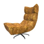 Bretz CLOUD 7 Sessel Hangout B122 aus der seitlichen Perspektive im Bezug 659675 marigold