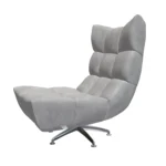 Bretz CLOUD 7 Sessel Hangout B122 aus der seitlichen Perspektive im Bezug 659680 moon dust