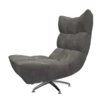 Bretz CLOUD 7 Sessel Hangout B122 aus der seitlichen Perspektive im Bezug 65BOH45 concrete