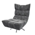 Bretz CLOUD 7 Sessel Hangout B122 im Bezug 662085 silberschimmer