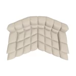 Bretz CLOUD 7 Sofa G154 aus der Vogelperspektive im Bezug 616542 snowflake