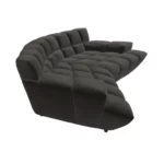 Bretz CLOUD 7 Sofa G154 aus der seitlichen Perspektive im Bezug 619482 anthrazit