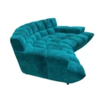 Bretz CLOUD 7 Sofa G154 aus der seitlichen Perspektive im Bezug 641922 amalfi