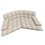 Bretz CLOUD 7 Sofa G154 im Bezug 616542 snowflake