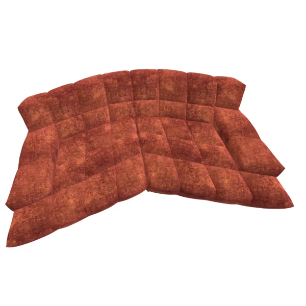 Bretz CLOUD 7 Sofa G154 im Bezug 641968 terra cotta