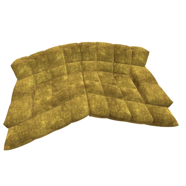 Bretz CLOUD 7 Sofa G154 im Bezug 641978 gold green