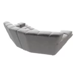 Bretz CLOUD 7 Sofa G154 in der Rückansicht im Bezug 619480 silver nugget