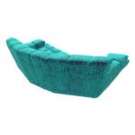 Bretz CLOUD 7 Sofa G154 in der Rückansicht im Bezug 650322 blue moss