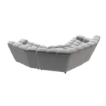 Bretz CLOUD 7 Sofa Z154 aus der Rückansicht im Bezug 619480 silver nugget