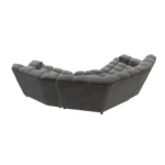 Bretz CLOUD 7 Sofa Z154 aus der Rückansicht im Bezug 619487 twilight