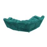 Bretz CLOUD 7 Sofa Z154 aus der Rückansicht im Bezug 641934 dark cyan