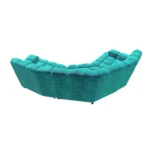 Bretz CLOUD 7 Sofa Z154 aus der Rückansicht im Bezug 650322 blue moss