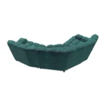 Bretz CLOUD 7 Sofa Z154 aus der Rückansicht im Bezug 650326 night moss