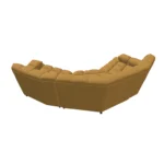 Bretz CLOUD 7 Sofa Z154 aus der Rückansicht im Bezug 657275 caramel