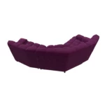 Bretz CLOUD 7 Sofa Z154 aus der Rückansicht im Bezug 668417 deep purple