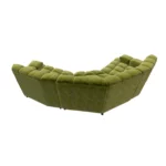 Bretz CLOUD 7 Sofa Z154 aus der Rückansicht im Bezug 668438 midsummer oliv