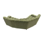 Bretz CLOUD 7 Sofa Z154 aus der Rückansicht im Bezug 668439 salvia