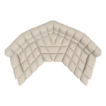 Bretz CLOUD 7 Sofa Z154 aus der Vogelperspektive im Bezug 616542 snowflake