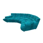 Bretz CLOUD 7 Sofa Z154 aus der seitlichen Perspektive im Bezug 641922 amalfi