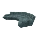 Bretz CLOUD 7 Sofa Z154 aus der seitlichen Perspektive im Bezug 641984 powder grey