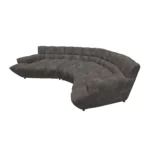 Bretz CLOUD 7 Sofa Z154 aus der seitlichen Perspektive im Bezug 659685 frappé