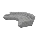 Bretz CLOUD 7 Sofa Z154 aus der seitlichen Perspektive im Bezug 667583 grigio