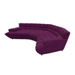 Bretz CLOUD 7 Sofa Z154 aus der seitlichen Perspektive im Bezug 668417 deep purple