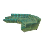 Bretz CLOUD 7 Sofa Z154 aus der seitlichen Perspektive im Bezug 673932 boa tuerkis