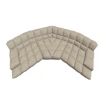 Bretz CLOUD 7 Sofa Z154 im Bezug 657249 salt and pepper