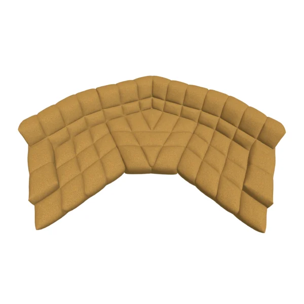 Bretz CLOUD 7 Sofa Z154 im Bezug 657275 caramel