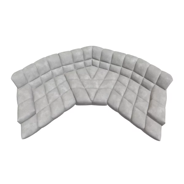 Bretz CLOUD 7 Sofa Z154 im Bezug 659680 moon dust