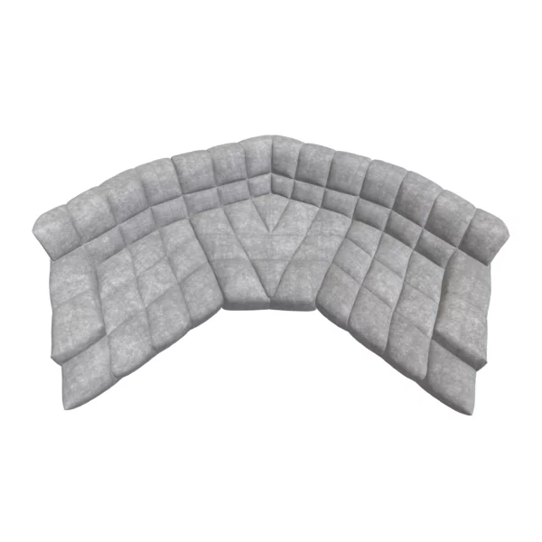 Bretz CLOUD 7 Sofa Z154 im Bezug 659681 feather grey