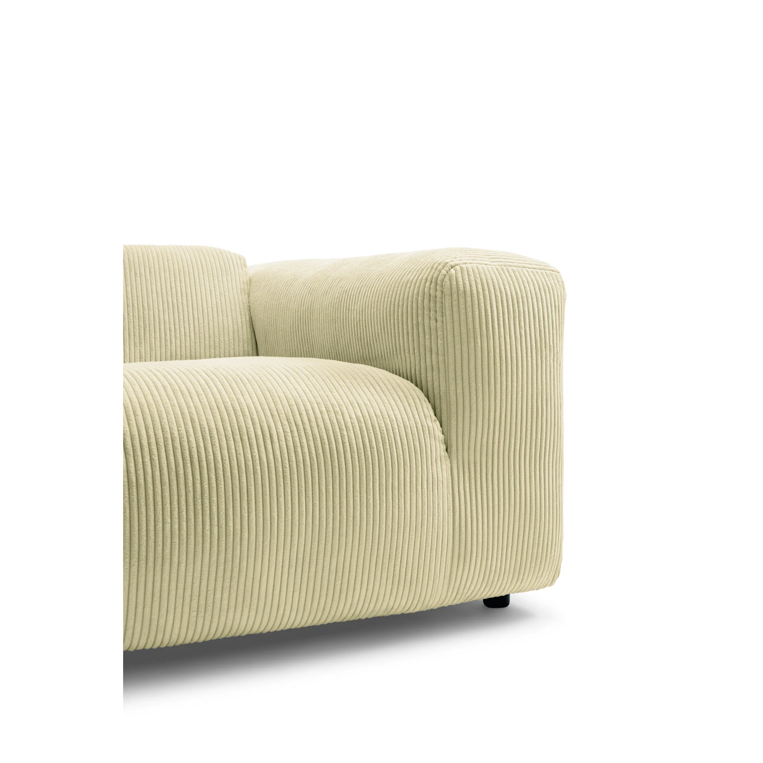 4601 Elfenbein - Detailbild zum freistil-Cord-Sofa