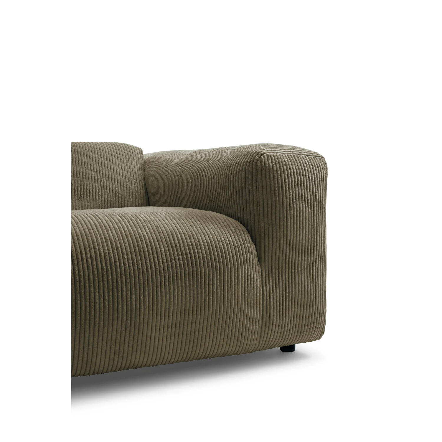 4602 Cappuccino - Detailbild zum freistil-Cord-Sofa