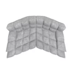 Bretz CLOUD 7 Sofa G154 aus der Vogelperspektive im Bezug 659681 feather grey